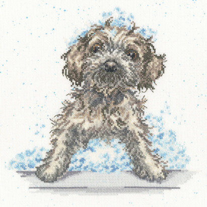 Bothy Threads Bubbles And Barks Cross Stitch Kit - 26 x 26cm