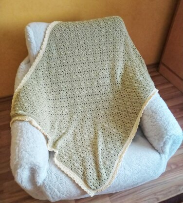 Hearts in Diamonds Baby Blanket