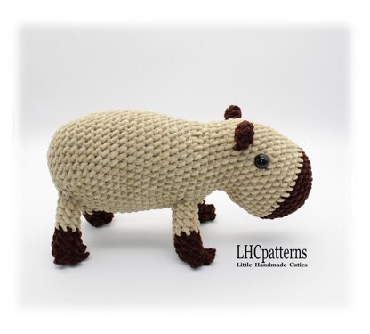 Seamless Capybara Crochet Pattern