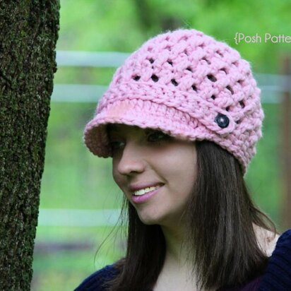 Cross Stitch Newsboy Hat 322