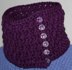 Plum Ripple Neck Warmer Cowl