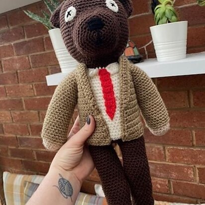 Mr Beans Teddy Bear Crochet Pattern