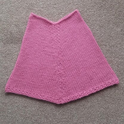 Pale Rose Poncho