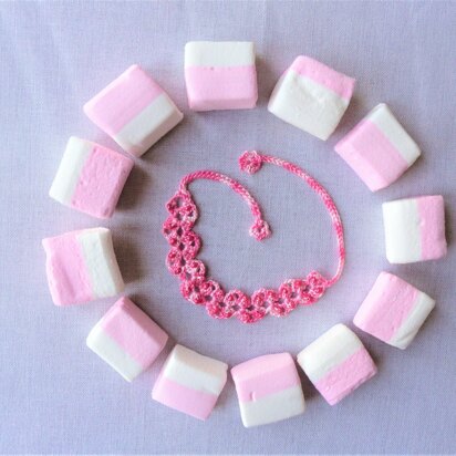 Kid bracelet "Pinky pearls"