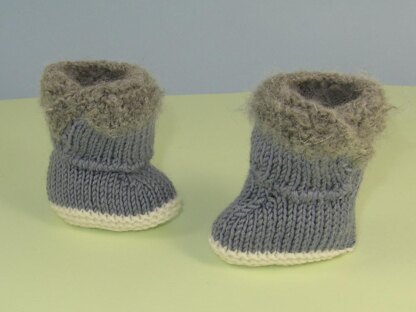 Baby Fur Top DK Booties