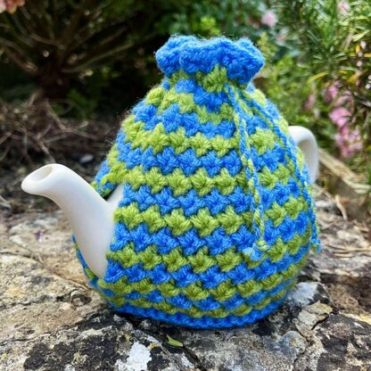 Cornflower 2 Cup Teapot Cosy Knitting Pattern_.