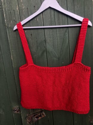 Simple Knitted Crop Top