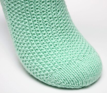 Green Apple Socks - Toe Up (DK)