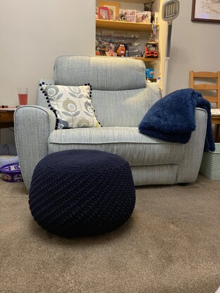 Devon pouf footstool