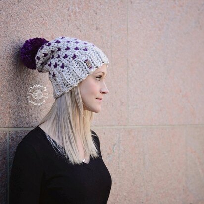 Crochet Fair Isle Slouch