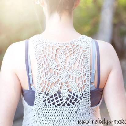 Sun Struck Boho Vest ~ Crochet Version