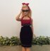 Curvy Barbie Rockabilly Dress and Headband All Sizes