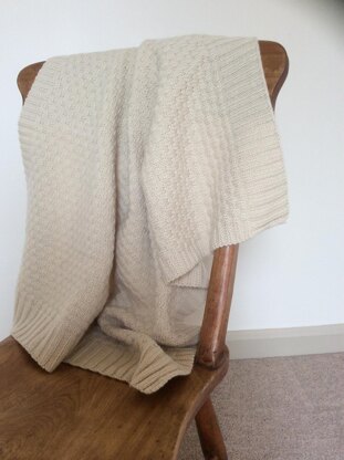 Basketweave Cashmere Baby Blanket