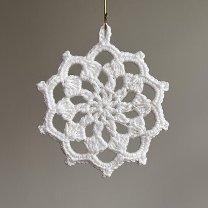 Ten Point Snowflake Ornament