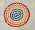 Oval rainbow doily by HueLaVive