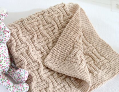 Double Basketweave Blanket