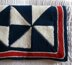 Nautical Pinwheel Patchwork Afghan Throw