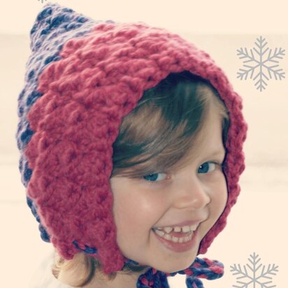 Let it Snow! Winter Pixie Bonnet