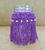 Crochet Beaded Candle Cozies