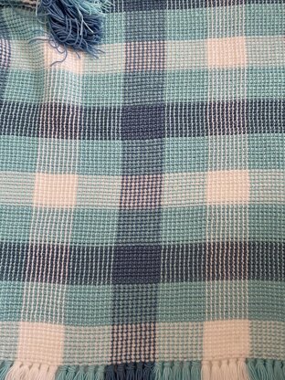 Gingham Crochet Blanket