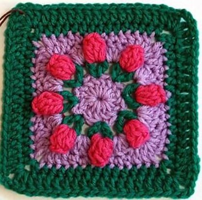 Martha Jefferson Afghan Square