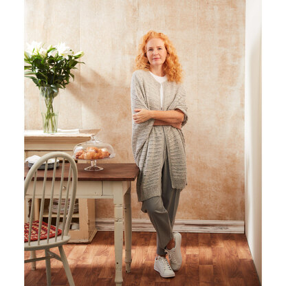 Harlow Woman's Cardigan in Schachenmayr Denim Tweed - S11181 - Downloadable PDF