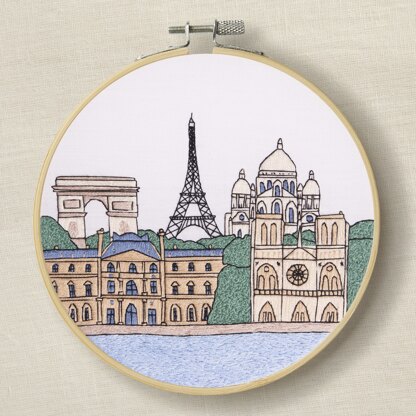 DMC Paris Landmarks - Medium Embroidery Kit