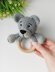 Wolf baby rattle