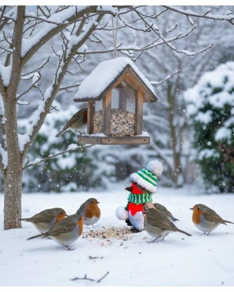 Cute Christmas Toys 4 - rabbit, gnome, stocking, cat, robin, hotwater bottle cover