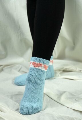 I Heart Fixation Socks in Cascade Yarns Fixation  - DK415 - Downloadable PDF