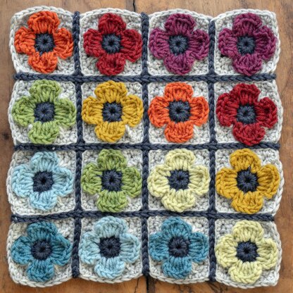 Flower Temperature Blanket