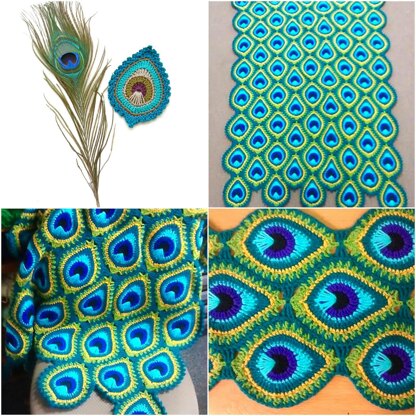 Peacock Feather Java Motif