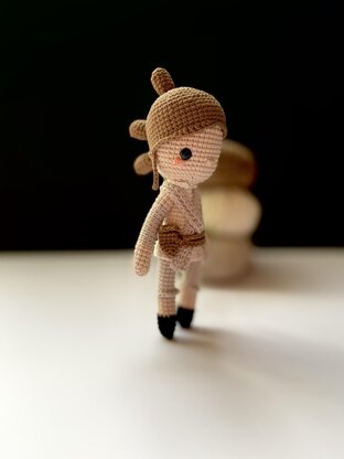 Star Wars Leia and Rey (Pocket size) - Crochet Pattern/amigurumi