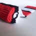 Pokeball knit scarf