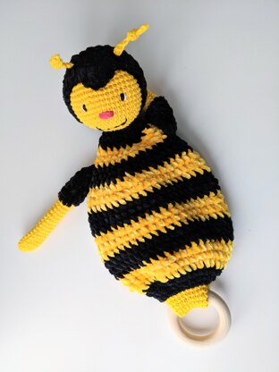 Bee Comforter and Teether, Bee Lovey