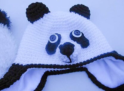 Panda Hat With Paws