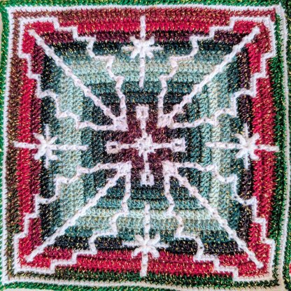 Soft Holly Mosaic Square