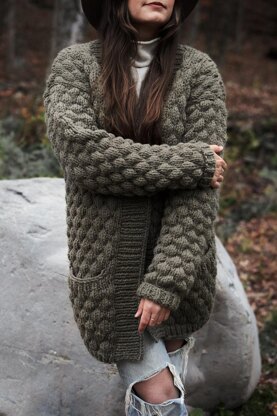 Quilted Sweater Coat