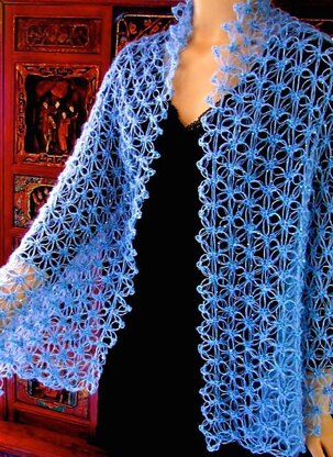 Electra Wrap: Love Knot "Delta Lace" Mesh