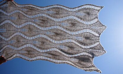 Ripple Leaf Shawl