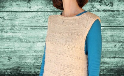 Stockinette Ripple Stitch Vest