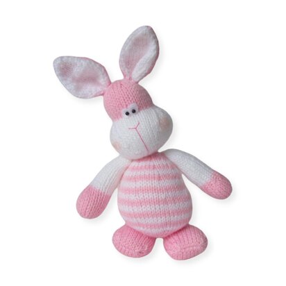Marshmallow Bunny Rabbit - knitting pattern