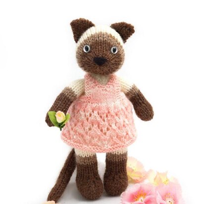 Siamese Kitty - knitting pattern