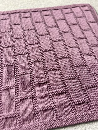 Aran Building Blocks Blanket