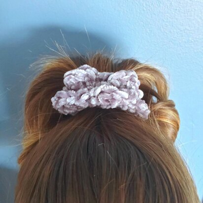 Crochet Velvet Scrunchie