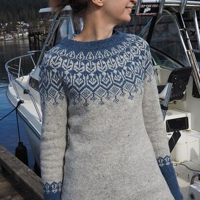 Arrows Down - knitting pattern