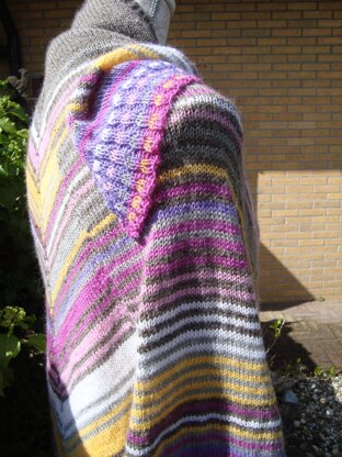 Colorful Lines Shawl