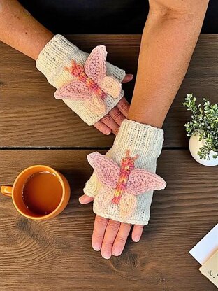 Butterfly Fingerless Gloves