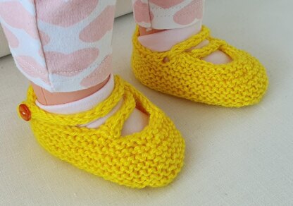 Baby shoes with buttoned straps - Erica