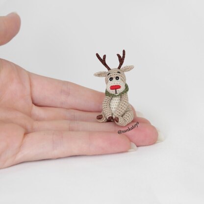 Micro reindeer Rudolph
